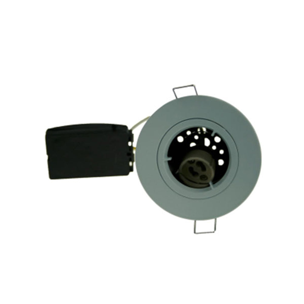 Fire Rated Downlight SUN114SC GU10 Fixed - Chrome Die-Cast