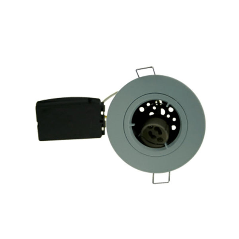 Fire Rated Downlight SUN114SC GU10 Fixed - Chrome Die-Cast - SND Electrical Ltd