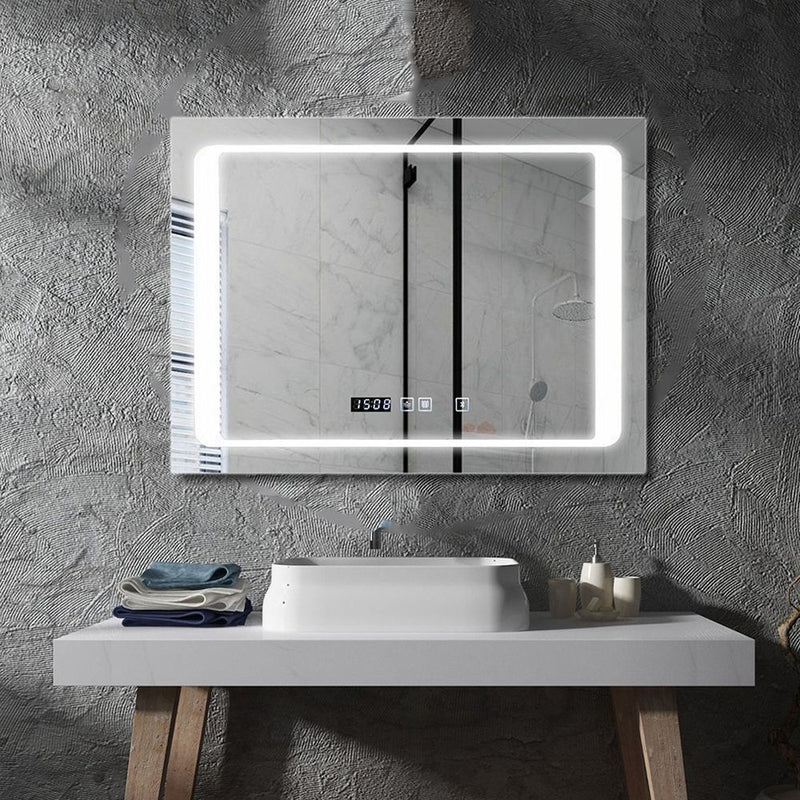 Ener-J LED Mirror 800mm x 600mm with Bluetooth Speaker, CCT Changing & Touch Sensor