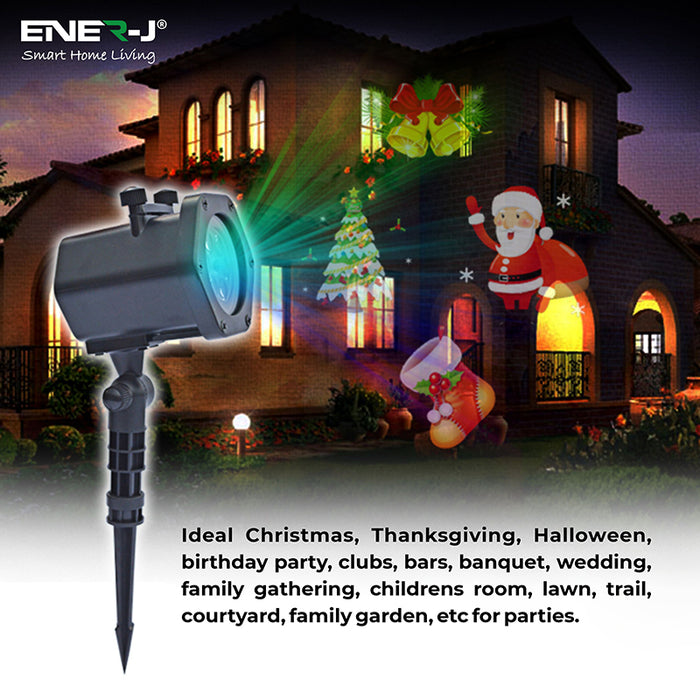 Ener J LED Outdoor Projector Light with 12 Patterns