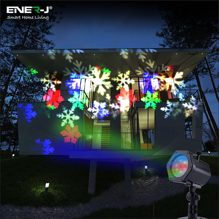 Ener J LED Outdoor Projector Light with 12 Patterns
