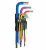 CK Tools T4449 Coloured Ball End Hexagon Key Metric Set Of 9 T4449