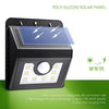 Ener J 0.55W PIR Solar Wall Lights, 200 Lumens, 1200 mAh Battery, 6500K