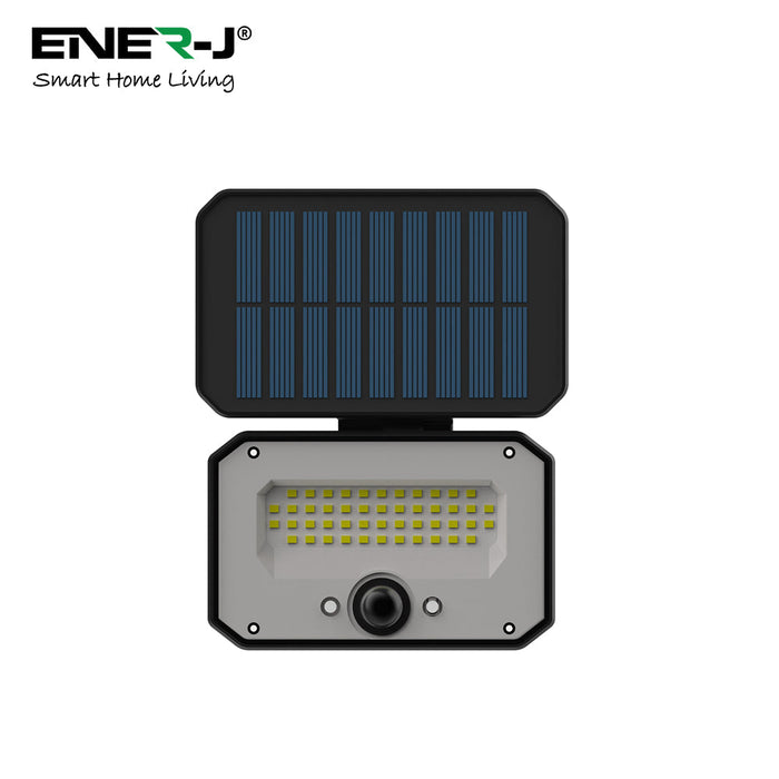 Ener J 8W PIR Solar Floodlight & Remote with 6000K Motion Sensor Light