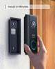 Eufy Video Doorbell 2K (Battery-Powered) with HomeBase 2 & Indoor Cam 2K Pan and Tilt &  Add on Doorbell Chime *Mega Bundle*