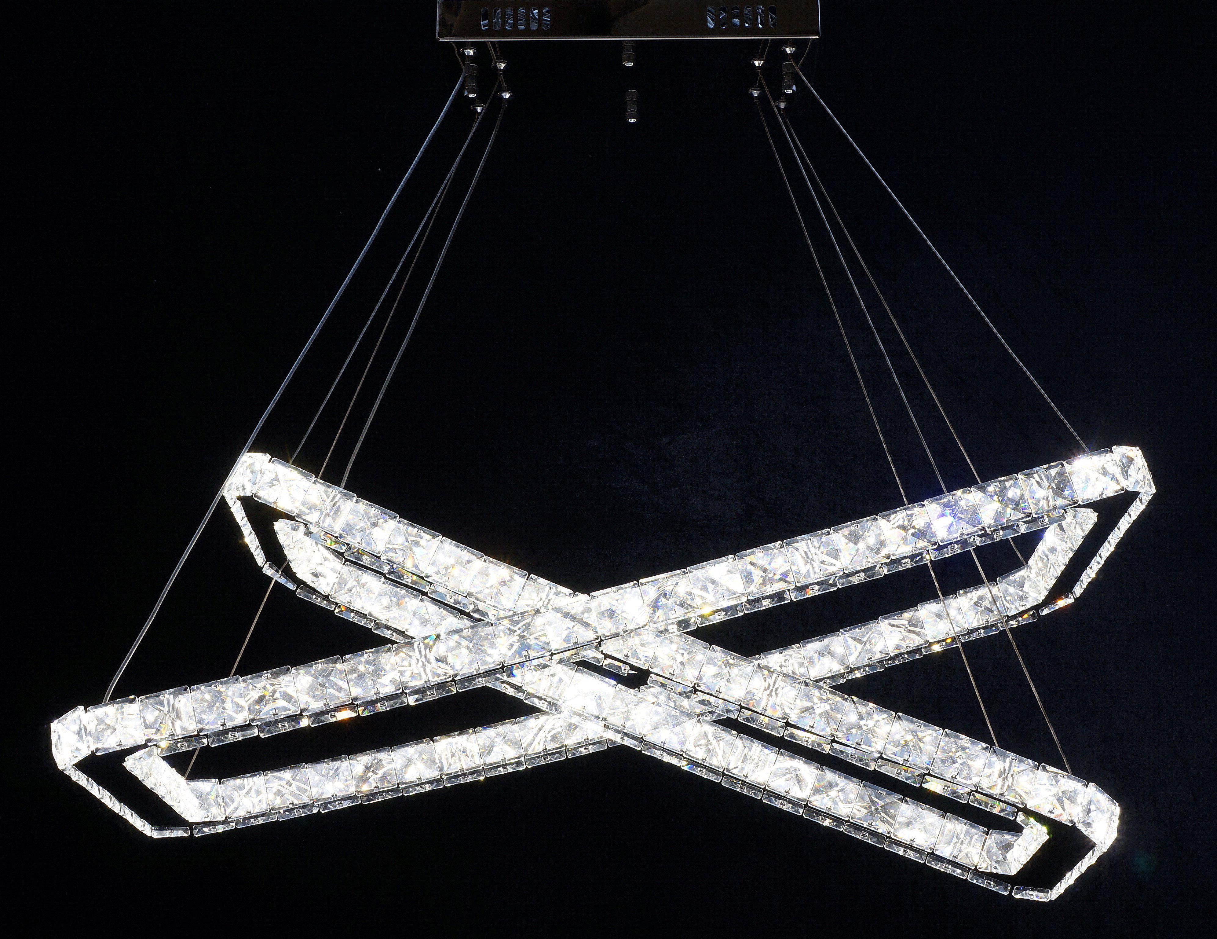 250/71x31 Tutte Suspended Light Polished Chrome