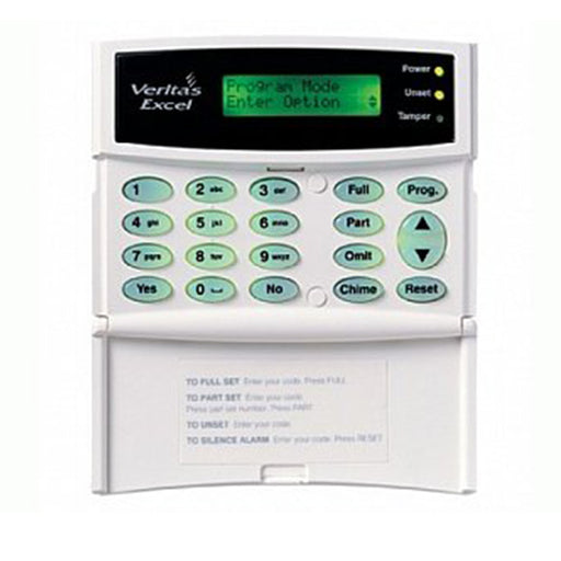 Texecom VEXCELKYP-DCB0001 Veritas Excel Remote LCD Keypad - SND Electrical Ltd