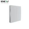 Ener-J 2 Gang Wireless Kinetic Switch ECO RANGE - Silver