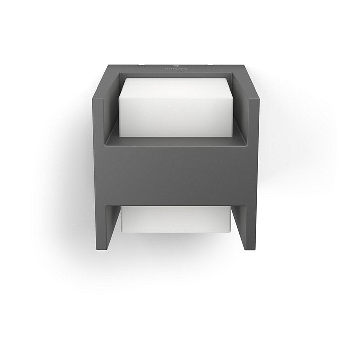 Philips Arbour H Wall Lantern Antracite 2x4.5W