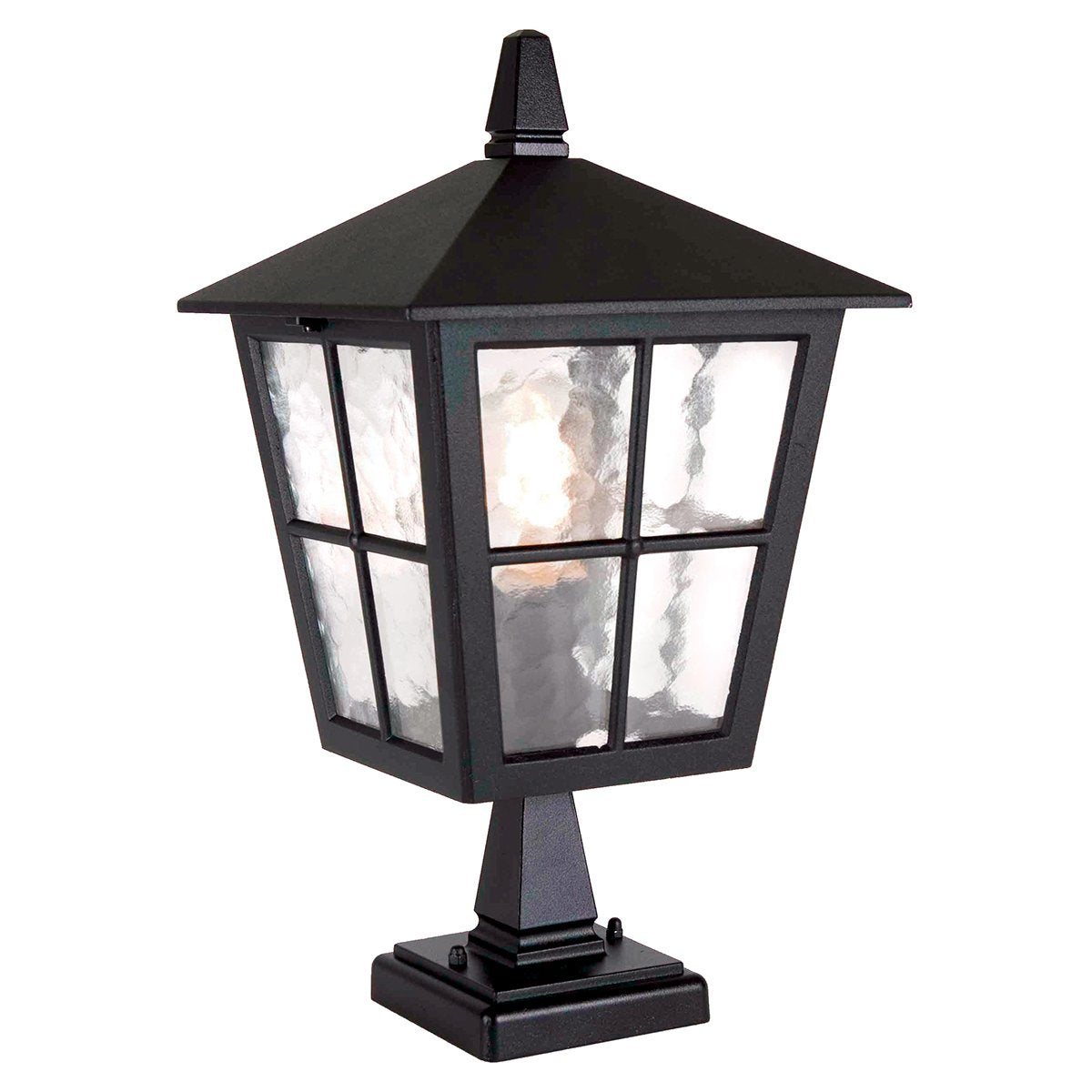 BL50M-BLACK Canterbury 1 Light Pedestal Black