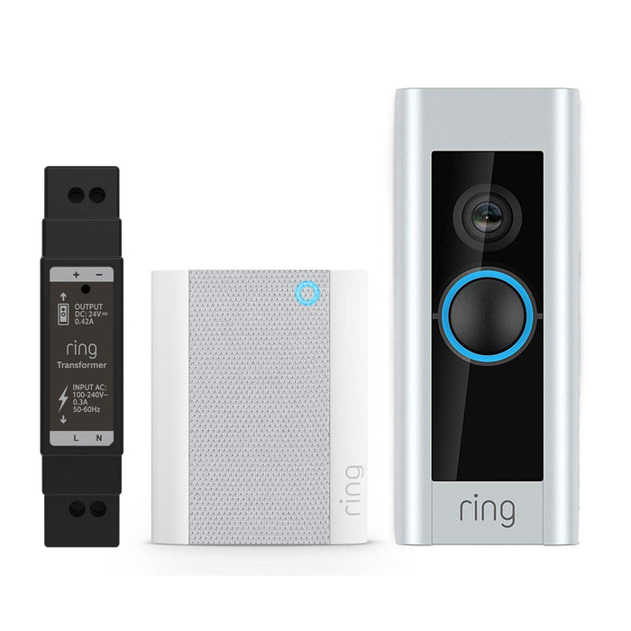 Ring Wired Video Doorbell Pro (HARDWIRED) All New Chime Pro