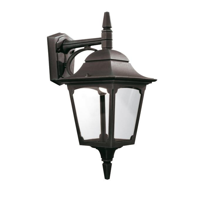 CP2-BLACK Chapel 1 Light Down Wall Light Black