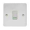 Crabtree 10A 1 Gang 2 Way Retractive Switch Printed 'Press'