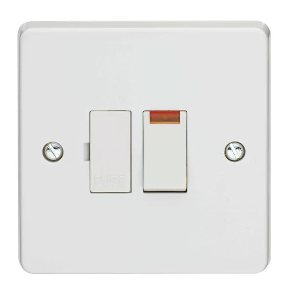 Crabtree 13A Double Pole Switched Fused Connection Unit With Neon