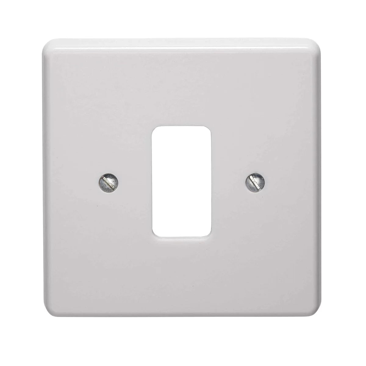 Crabtree 1 Gang Flush Moulded Grid Cover Plate