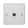 Crabtree 1 Gang 1 Way Isolated Coaxial Socket