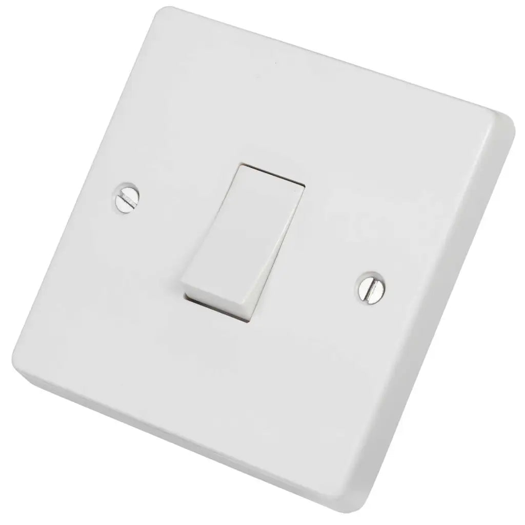 Crabtree 10A 1 Gang Double Pole Switch