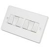 Crabtree 10AX 6 Gang 2 Way Switch -