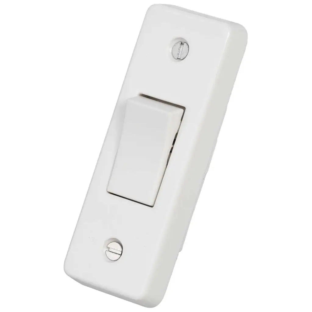 Crabtree 10A Double Pole 1 Gang Architrave Switch