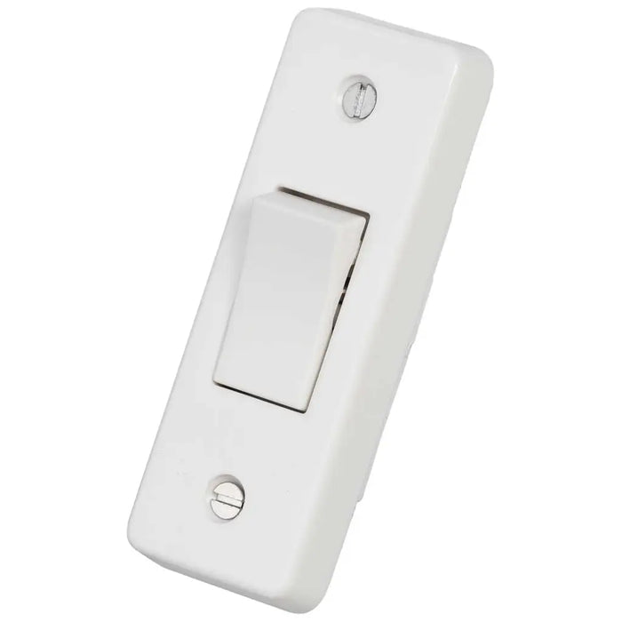Crabtree 10A Double Pole 1 Gang Architrave Switch