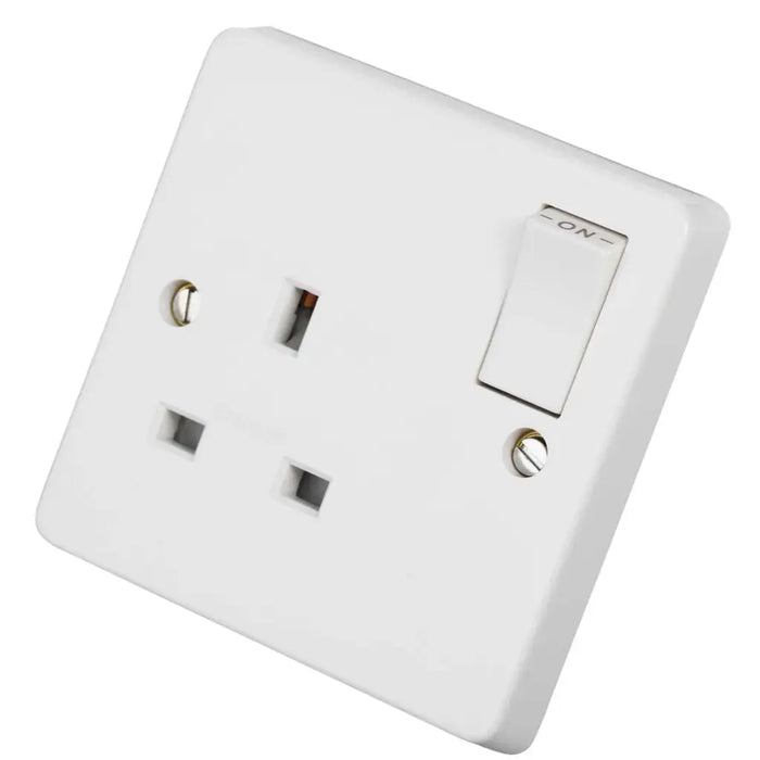 Crabtree 13A 1 Gang Single Pole Switched Socket