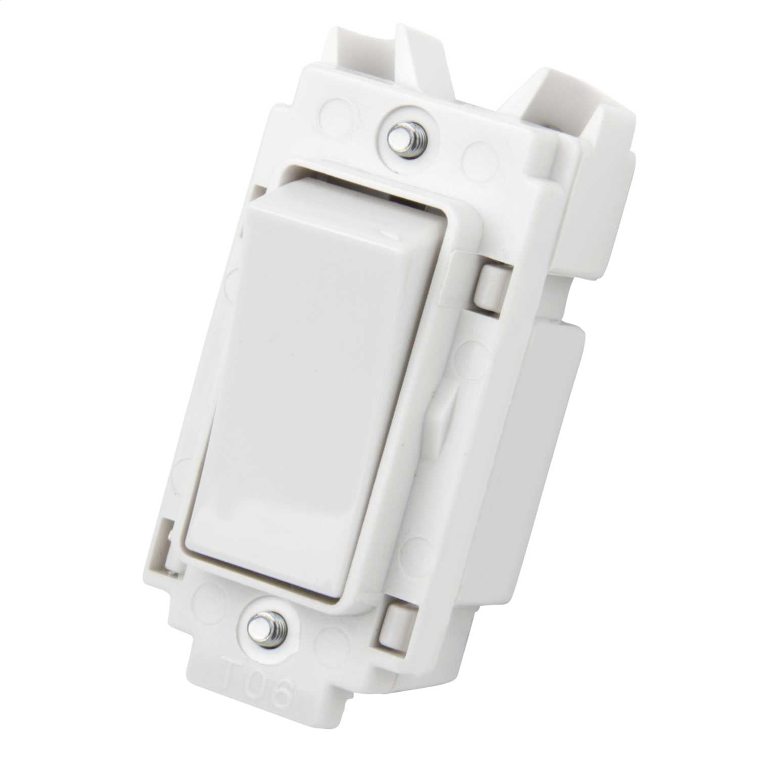 Crabtree 20AX 1 Way Single Pole Grid Switch