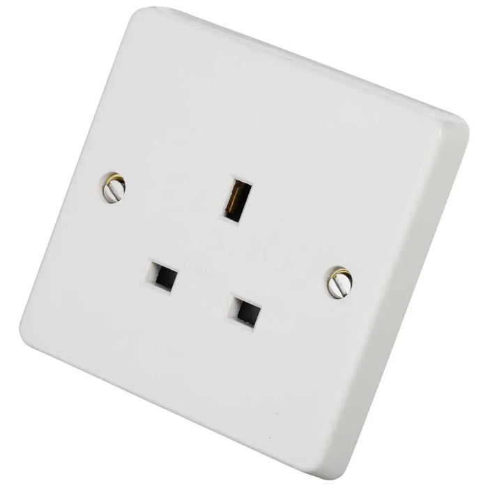 Crabtree 13A Unswitched 1 Gang Socket