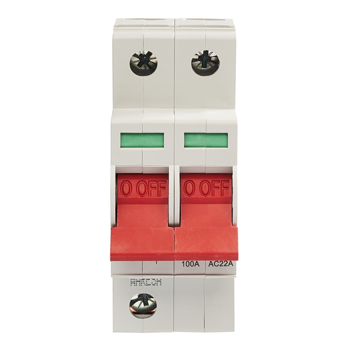 Crabtree 100A DP Main Switch