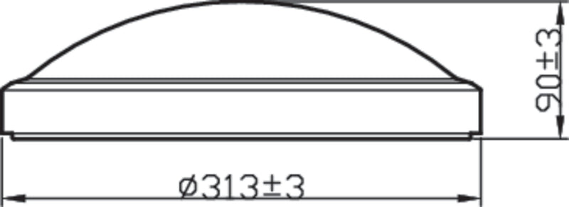 Philips Doris CL257 Functional Ceiling Light 17W 27K Nickel IP44