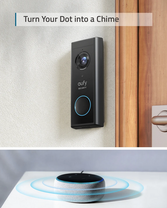 Eufy Video Doorbell 2K (Battery-Powered) Add-on & EufyCam 2 Pro - 2 Cam Kit with HomeBase 2 *Bundle*