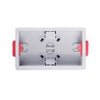 SND Electrical 918 2 Gang 47mm Dry Lining Box
