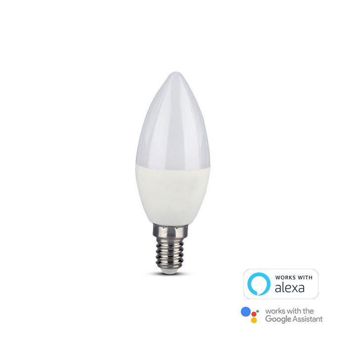 LED Bulb 5W E14 Candle SMART RGB White/Warm White/Day White