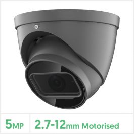 Eagle 5MP Motorised Lens HDCVI IR Turret Camera - Grey