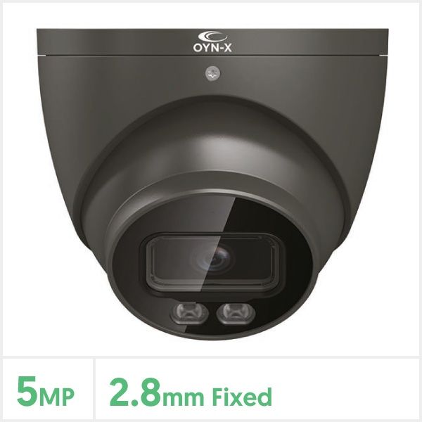 Eagle 5MP Fixed Lens Starlight HDCVI Full Colour Turret Camera - Grey