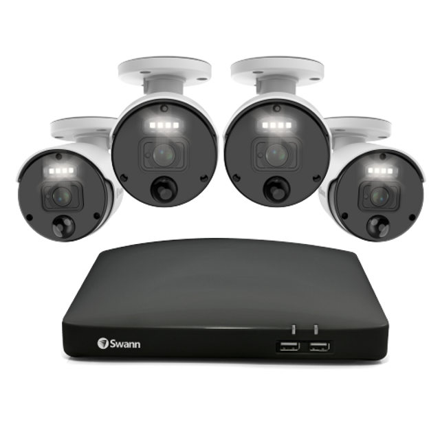 Swaan 8 Channel 4K Master Series NVR System - 4x 4K Ultra HD CCTV Cameras #