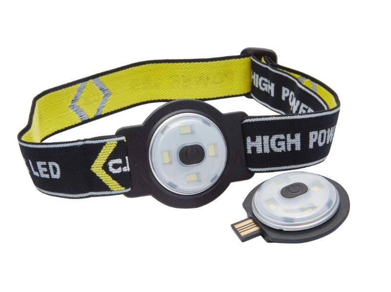 CK Tools T9608R2 USB Reachargeable LED Head Torch Twin Pack