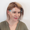 Face Shield with Glasses Frame Protective Isolation Mask