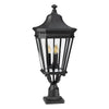 FE-COTSLN3-L-BK Feiss Cotswold Lane 3 Light Large Pedestal Black
