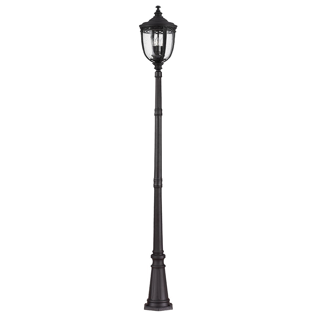 FE-EB5-L-BLK Feiss English Bridle 3 Light Large Lamp Post Black