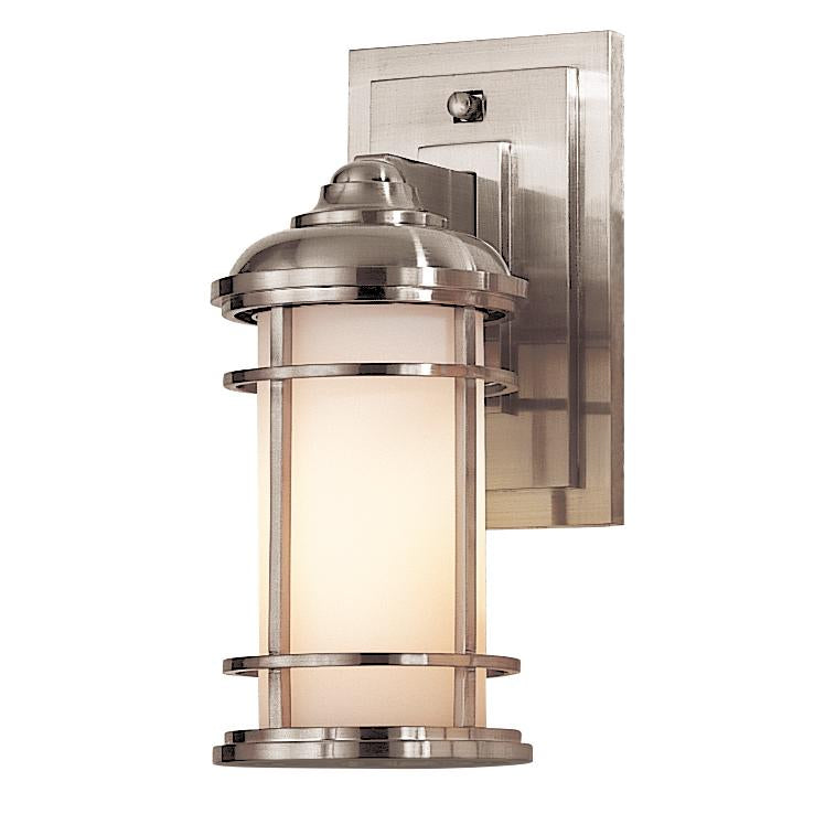 FE-LIGHTHOUSE2-S Feiss Lighthouse 1 Light Small Wall Light Brushed Steel