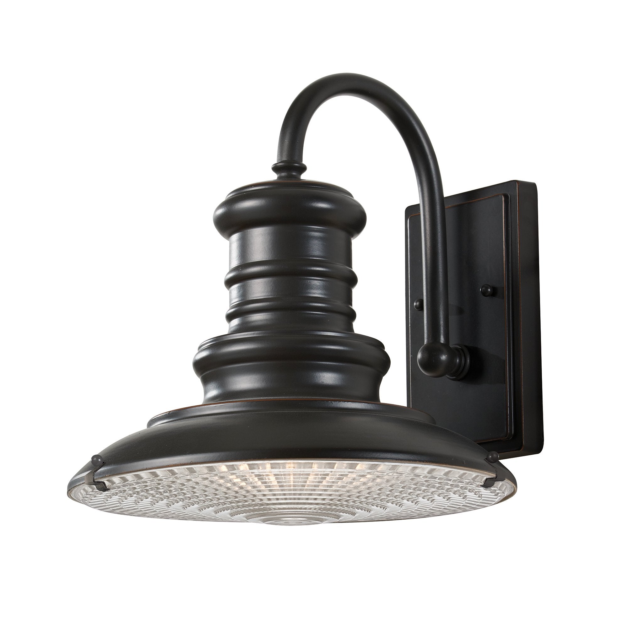 FE-REDDING2-L-RB Feiss Redding Station 1 Light Large Wall Light Restoration Bronze