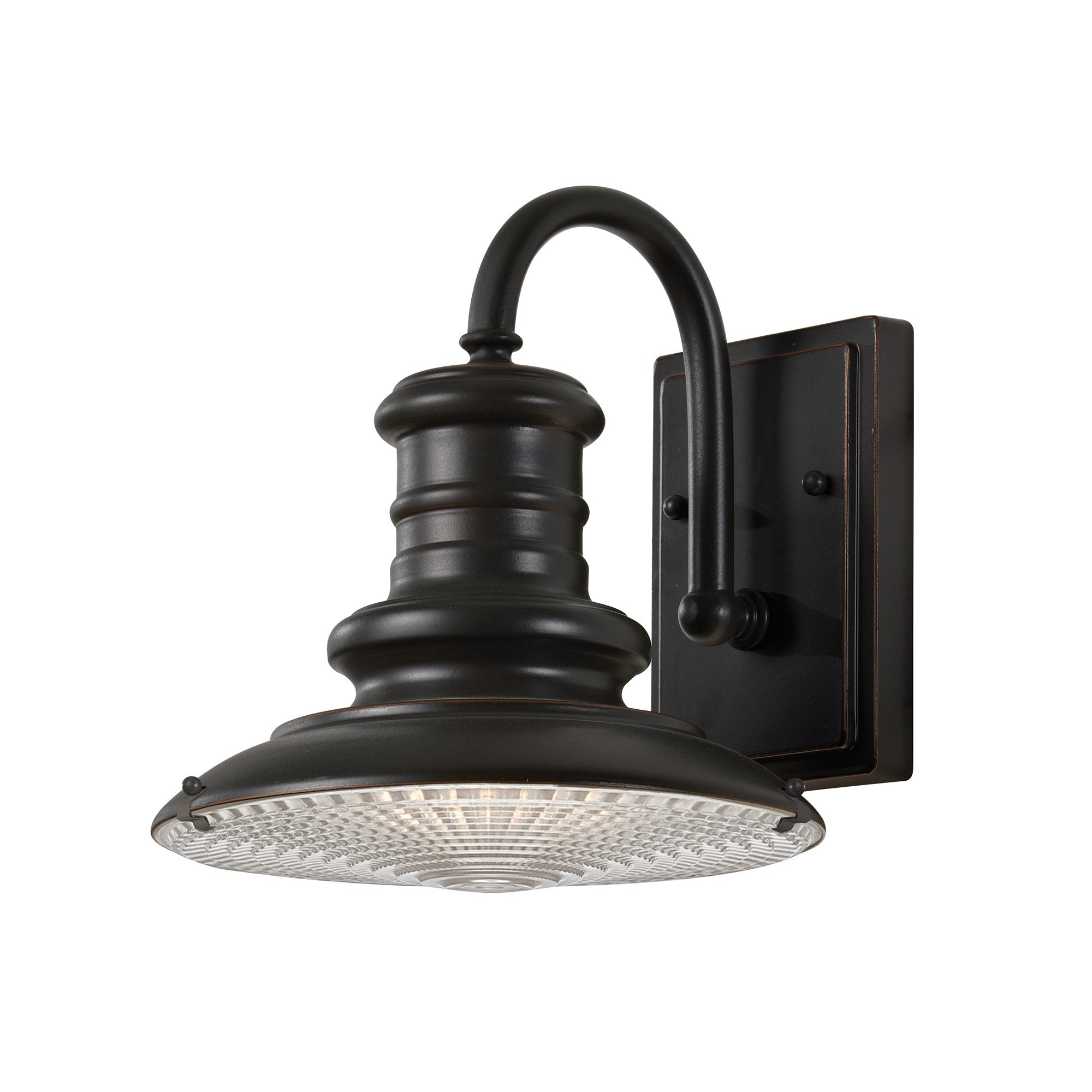 FE-REDDING2-S-RB Feiss Redding Station 1 Light Small Wall Light Restoration Bronze