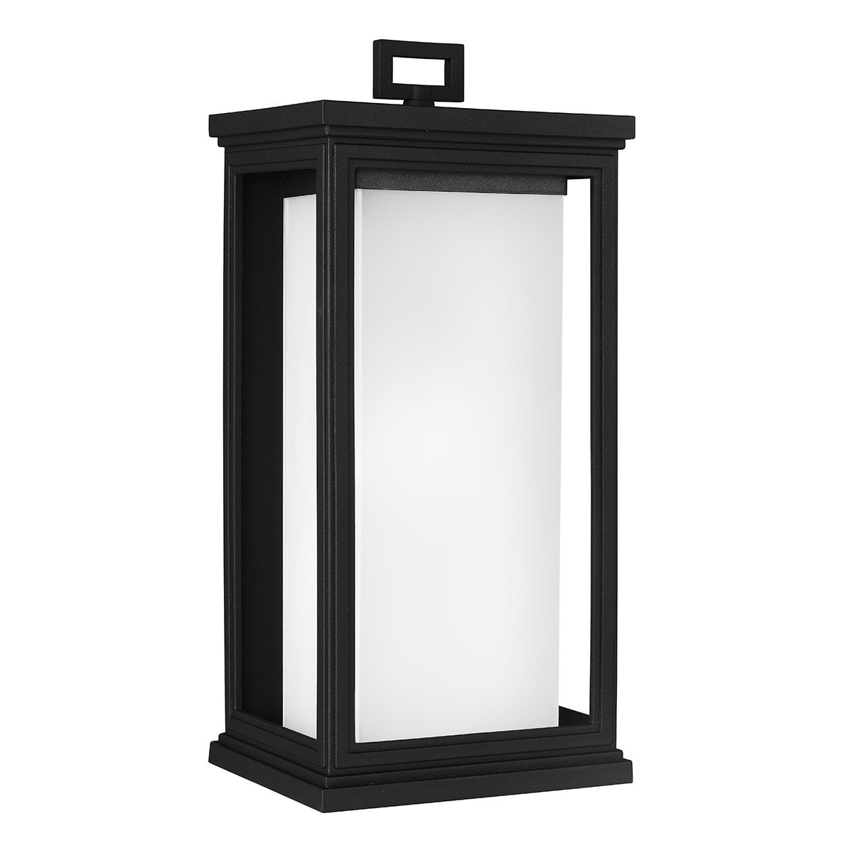 FE-ROSCOE-L Feiss Roscoe 1 Light Large Wall Light Textured Black