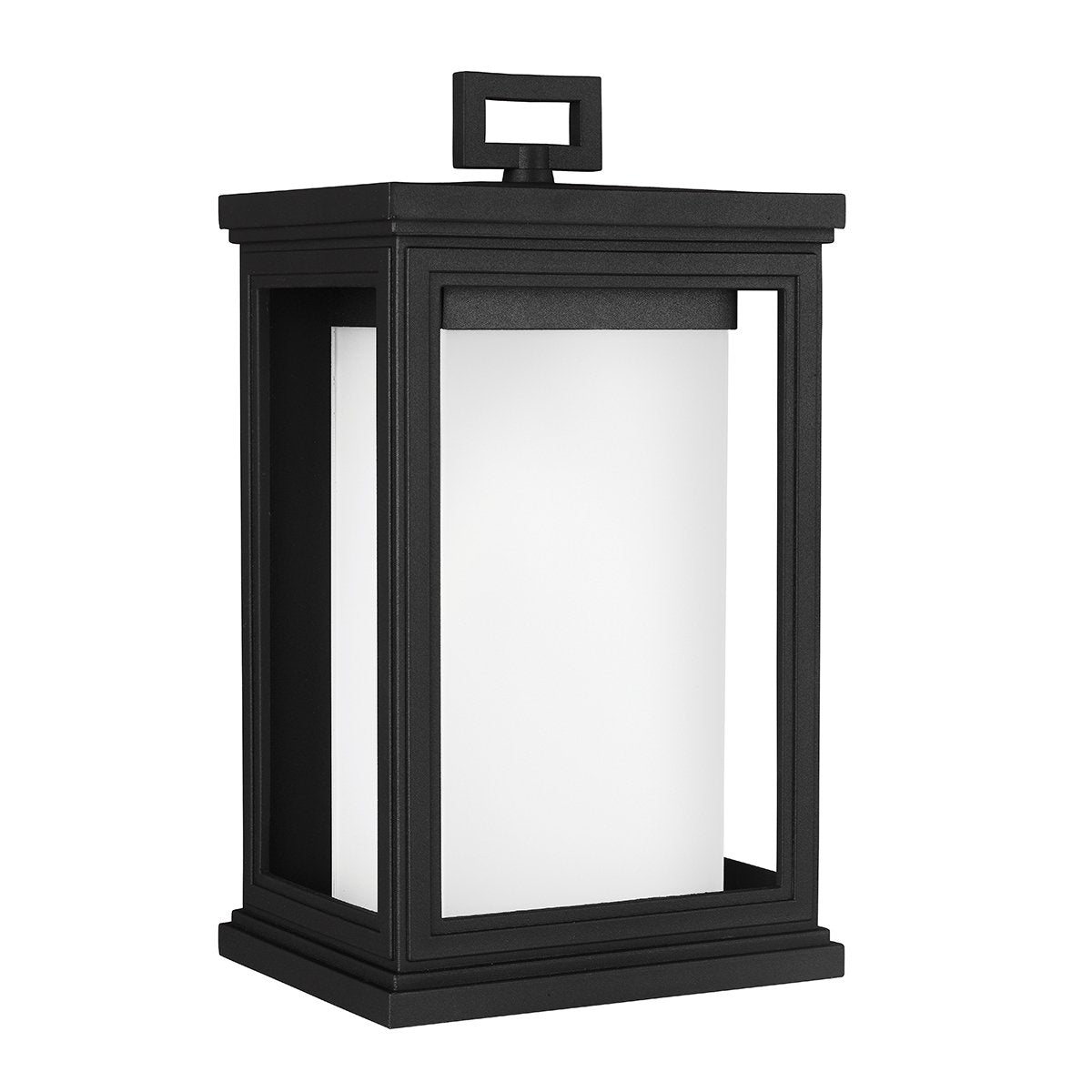 FE-ROSCOE-M Feiss Roscoe 1 Light Medium Wall Light Textured Black