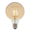 EN Warm White 2500K 6W LED G95 Amber Filament Globe E27 - Dimmable