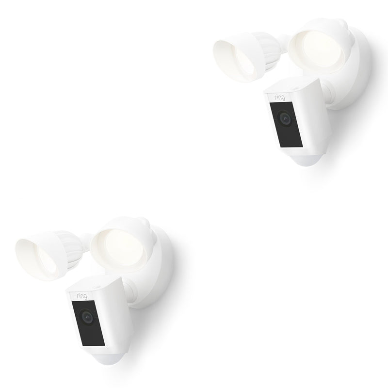 Ring Floodlight Cam Wired Plus White