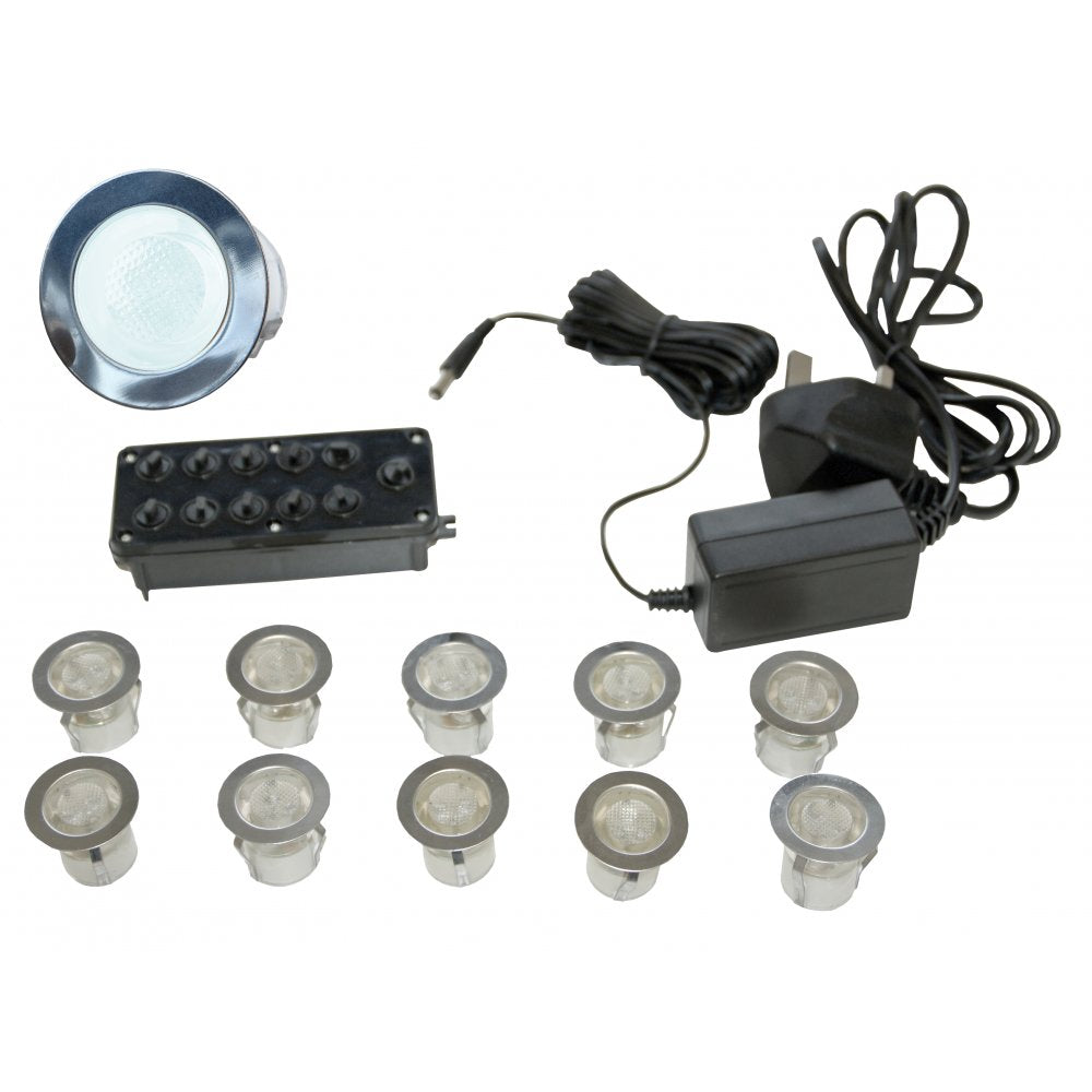 Gap Lighting LED-MIDI-W 10 light LED kit including in-line driver and junction box 6000k