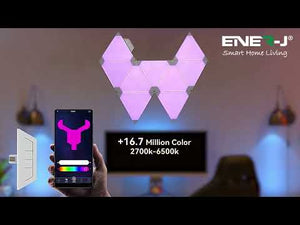 Ener-J Smart LED Triangle Lights 6pcs