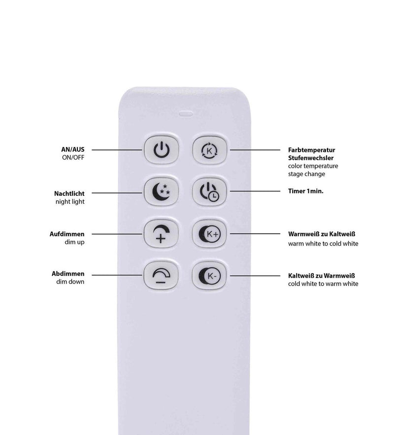 5571041 Large 2 Light LED Flush Ceiling Fitting - Colour Changing with Remote