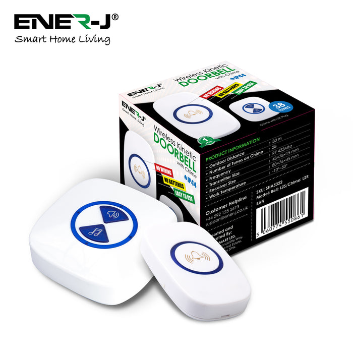 Ener-J Wireless Kinetic Doorbell